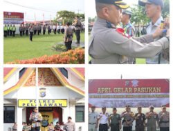 Polres Pelalawan Melakukan Apel Gelar Pasukan sebagai Tanda Dimulainya Operasi Patuh Lancang Kuning 2023