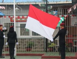 Lapas Pekanbaru Gelar Upacara HUT ke-80 Kemerdekaan RI Dengan Penuh Khidmat