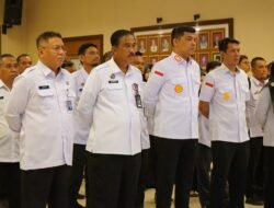 Kemenkum Riau Ikuti Apel Pagi Bersama Jajaran Kemenko Kumham Imipas, Kementerian Hukum, KemenHAM, dan Kemen Imipas