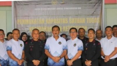 Kanwil Ditjenpas Riau Laksanakan Pelatihan Menembak di Lapangan Tembak Harimau Kampar Mako Brimob