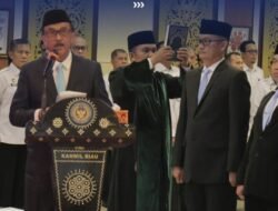 Kakanwil Ditjenpas Riau Resmi Lantik dan Mengambil Sumpah Pejabat Manajerial dan Non Manajerial