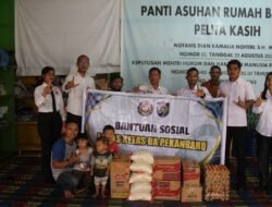 Berbagi Kasih, Membangun Harapan: Lapas Pekanbaru Gelar Baksos di 2 Panti Asuhan