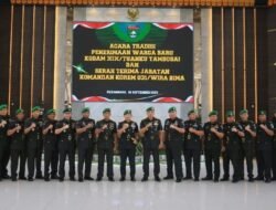 Tradisi Penerimaan Warga Baru Kodam XIX/TT dan Sertijab Danrem 031/WB Berlangsung Khidmat
