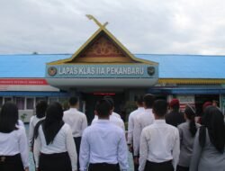 Apel Pagi Lapas Pekanbaru, Momentum Tingkatkan Semangat dan Integritas