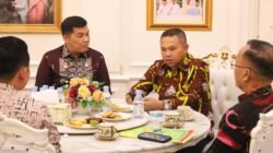 Kemenkum Riau Temui Gubernur Riau, Matangkan Persiapan Launching 100% Pos Bantuan Hukum Desa