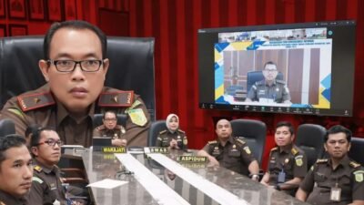 Plt Kajati Riau Ikuti Vicon Sosialisasi dan Konsolidasi Internal Peningkatan Pelayanan Publik SPI 2025