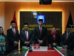 Kemenkum Riau Gelar Pelantikan dan Rapat Pemilihan Ketua, Wakil Ketua serta Sekretaris MKN Wilayah Riau