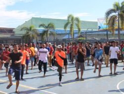 Jaga Kebugaran Fisik dan Mental, Lapas Kelas IIA Pekanbaru Gelar Kegiatan Senam Pagi