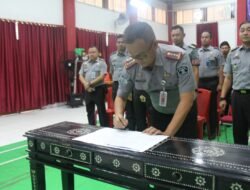 Lapas Pekanbaru Ikuti Penandatanganan Komitmen Bersama: Perang Melawan HALINAR Jajaran Pemasyarakatan Seluruh Indonesia
