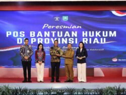 Menteri Hukum RI Resmikan 1.862 Posbankum di Riau, Akses Keadilan Merata 100% di Desa dan Kelurahan