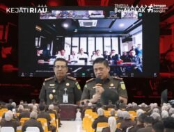 Kajati Riau dan Seluruh Jajaran Ikuti Arahan Pengguna Medsos Bagi Pegawai Kejaksaan Dari JAM-Intel