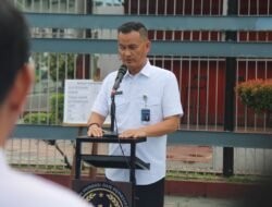 Pimpin Apel Pagi, Kalapas Pekanbaru Beri Pesan Untuk Seluruh Petugas Lapas Pekanbaru