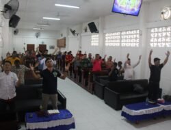 Pembinaan Rohani Nasrani di Lapas Kelas IIA Pekanbaru: Warga Binaan Jalani Ibadah Bersama