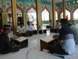 Pengajian Rutin Warga Binaan di Masjid At-Taubah Lapas Kelas IIA Pekanbaru Perkuat Pembinaan Mental dan Spiritual