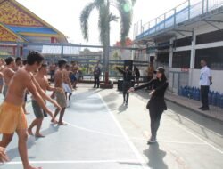 Senam Pagi Tingkatkan Semangat dan Kesehatan Warga Binaan Lapas Pekanbaru