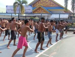 Lapas Kelas IIA Pekanbaru Hidupkan Semangat WBP Lewat Senam Pagi