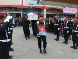 Penghormatan Terakhir, Lapas Pekanbaru Gelar Upacara Pelepasan Jenazah Alm. Oktavianus Rizal Panjaitan