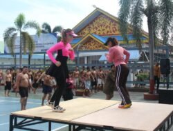 Lapas Kelas IIA Pekanbaru Gelar Senam Pagi Rutin untuk Tingkatkan Kebugaran Warga Binaan