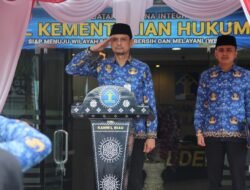 Teguhkan Semangat Bela Negara, Kanwil Kemenkum Riau Gelar Upacara Hari Bela Negara ke-77