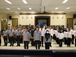 Kanwil Kemenkum Riau Ikuti Apel Bersama Kemenko Kumham dan Imipas