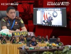 Kajati Riau Beserta Para PJU Ikuti Pembukaan Rakernas Kejaksaan RI Tahun 2026