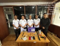 Kasi Adm Kamtib, Heru Prabowo Pimpin Razia Blok Hunian WBP Lapas Pekanbaru Diawal Tahun