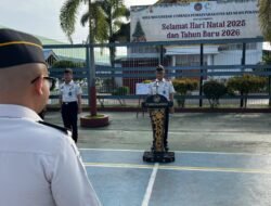 Kalapas Yuniarto Pimpin Apel Perdana Diawal Tahun di Lapas Kelas IIA Pekanbaru