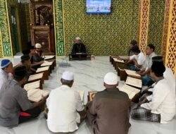 Bangun Akhlak dan Ketakwaan, Warga Binaan Lapas Kelas IIA Pekanbaru Ikuti Pengajian Rutin