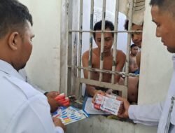 Pastikan Hak Terpenuhi, Lapas Pekanbaru Bagikan Perlengkapan Dasar di Blok Mapenaling