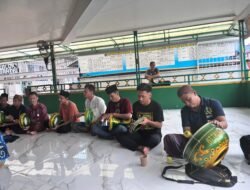 Warga Binaan Lapas Pekanbaru Gelar Latihan Marawis di Masjid At-Taubah Lapas Pekanbaru