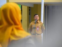 Kepala Kesbangpol Riau, H. Boby Rachmat Pimpin Apel Pagi, Tekankan Perketat Disiplin ASN