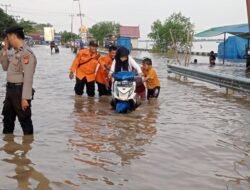 Breaking News: Curah Hujan Tinggi, Inhil Kembali Dilanda Banjir Rob