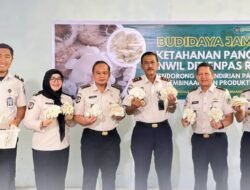 Panen Jamur Kanwil Ditjenpas Riau, Wujud Dukungan Asta Cita dan Program Prioritas Menteri Imipas