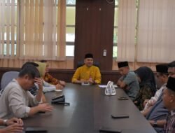 Kesbangpol Riau Menerima Kunjungan Kerja Pimpinan dan Anggota Komisi I DPRD Kab. Rohul