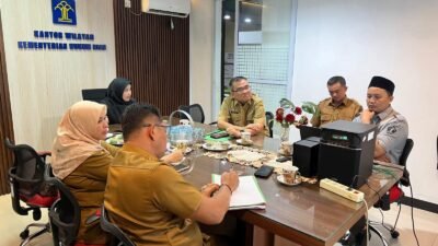 Perkuat Sinergi Pembinaan Hukum Desa, Kanwil Kemenkum Riau Koordinasi Dengan DPMD Kabupaten Kampar