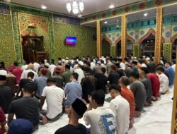 Warga Binaan Lapas Pekanbaru Laksanakan Ibadah dan Tarawih di Malam Pertama Bulan Puasa Ramadhan