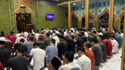 Warga Binaan Lapas Pekanbaru Laksanakan Ibadah dan Tarawih di Malam Pertama Bulan Puasa Ramadhan