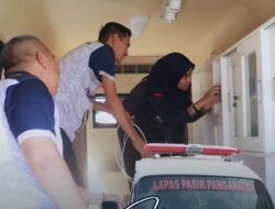 Cek Ambulans Lapas Pasir Pangarayan, Pastikan Siap Dukung Layanan Kesehatan Warga Binaan