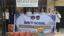 Berbagi di Bulan Suci, Lapas Pekanbaru Gelar Bakti Sosial di Dua Panti Asuhan