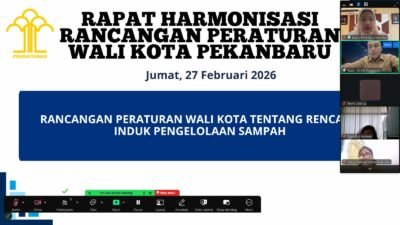 Harmonisasi Ranperwako Pengelolaan Sampah, Kemenkum Riau Perkuat Kepastian Hukum Daerah