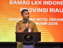 Kaban Kesbangpol Riau Hadiri Pelantikan Pengurus Wilayah BAMAG LKK Indonesia Provinsi Riau Periode 2026-2031