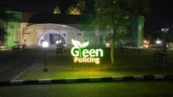 Polda Riau Pasang Akrilik Green Policing di 10 Titik Taman dan Fasilitas Umum