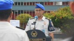Pimpin Apel Pagi, Kasi Kamtib Lapas Pekanbaru Tekankan Disiplin dan Kesiapsiagaan Jelang Bulan Ramadhan