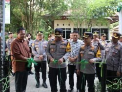 Peresmian Tabung Harmoni Hijau dan Bank Pohon Polsek Kulim, Wujud Dukungan Program Green Policing