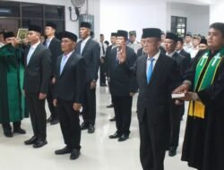 Pelantikan Pejabat Manajerial, Kakanwil Ditjenpas Riau Tekankan Amanah dan Integritas