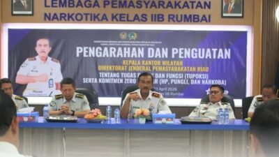 Kakanwil Ditjenpas Riau Perkuat Integritas Jajaran melalui Penguatan Tupoksi dan Komitmen Zero Halinar