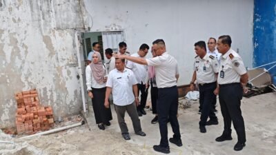 Tinjau Langsung Lapas Pekanbaru, DLHK Kota Pekanbaru Rekomendasikan Pembangunan Bak Limbah dan Strategi Pengelolaan Limbah