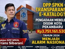 DPP-SPKN Soroti Pengadaan Mebeler Rp3,7 Miliar di Disdik Kota Pekanbaru Minta PKK Turun