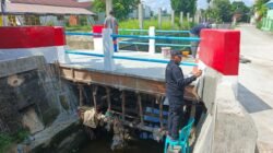 Progres 100%, Polsek Kulim Tuntaskan Pembangunan Jembatan Merah Putih Untuk Dukung Akses Masyarakat