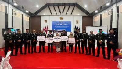 Raih Prestasi Nasional, Lapas Pekanbaru Ikuti Tasyakuran HBP ke-62